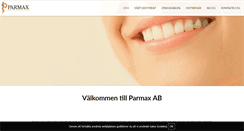 Desktop Screenshot of parmax.se